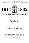 Kadastrale nummers sectie C - Luiten Ambacht Raamsdonk 1811 - 1832